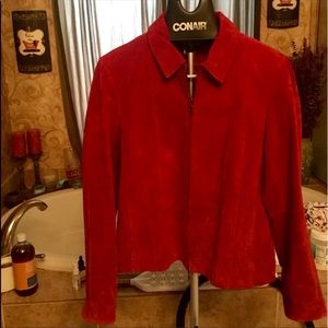 💯 leather jacket Coldwater Creek